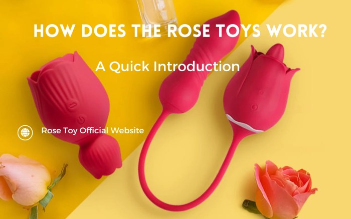 How to use a rose toy