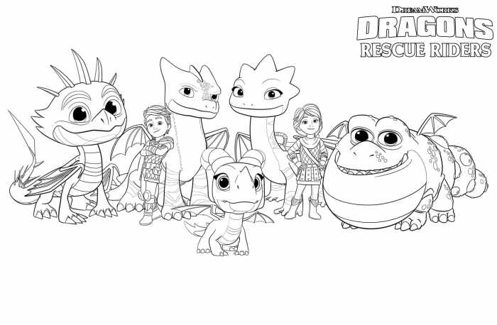How to train your dragon coloring pages