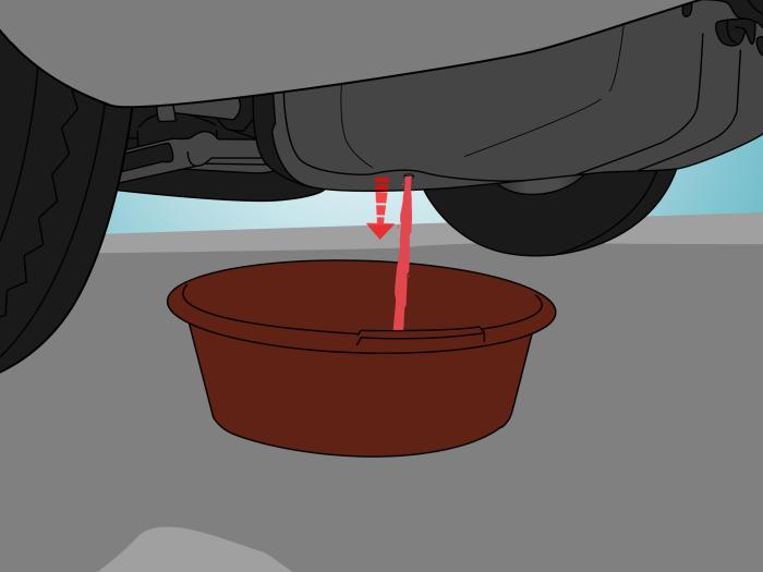 How to drain a gas tank