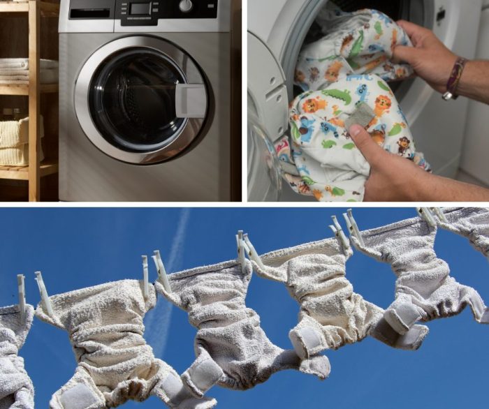 How to clean cloth diapers