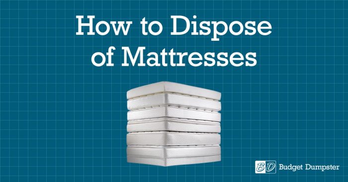 How to dispose of mattress nyc